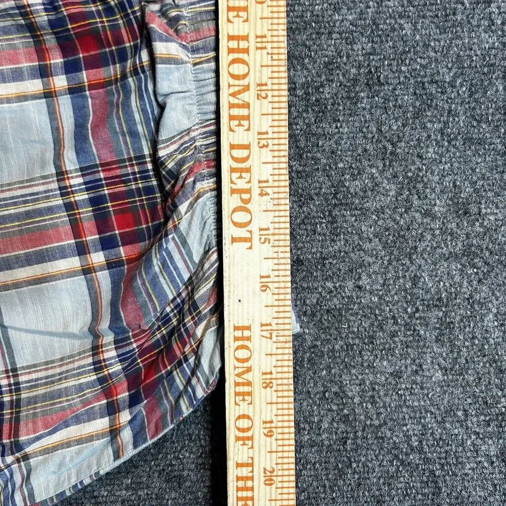 Polo Ralph Lauren Men's Plaid Boxer Shorts Woven Cotton Sleep Lounge Pony XL